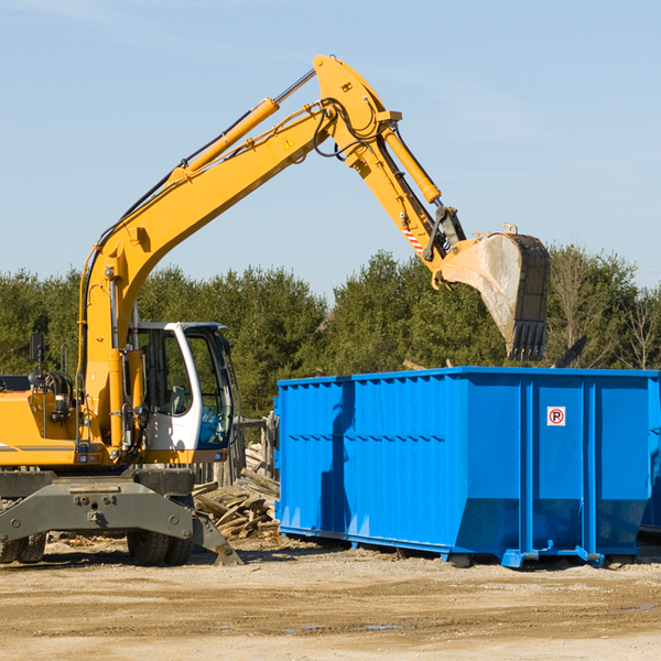 how many times can i have a residential dumpster rental emptied in Baisden